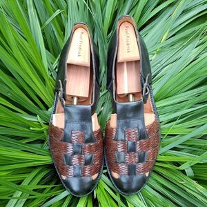 VINTAGE JOHNSTON &MURPHY ECHTES LEDER TACCO LEATHER SHOES MADE IN GERMANY US 11